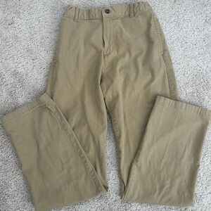 Boys tan khaki pants adjustable waist size 16